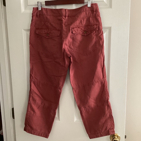 J. Crew City Fit Cargo Linen Blend Capri Pants - Picture 7 of 9
